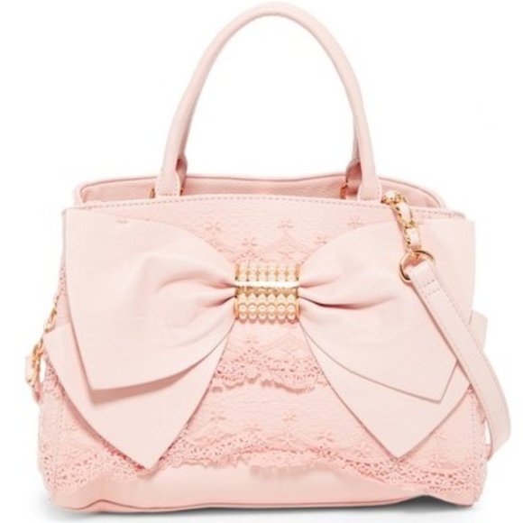 Betsey Johnson Handbags - Betsey Johnson Pearl of a Girl Satchel